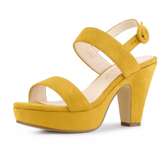 Allegra k Platform sling back block, heel sandal - Picture 1 of 4